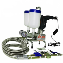 Op afstand bedienbare epoxy-injectiepomp met twee elementen voor betonreparatie en waterstop