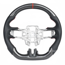 Premium Carbon Fiber & Perforated Leather Steering Wheel for 2018-2023 Ford Mustang GT & Shelby Models
