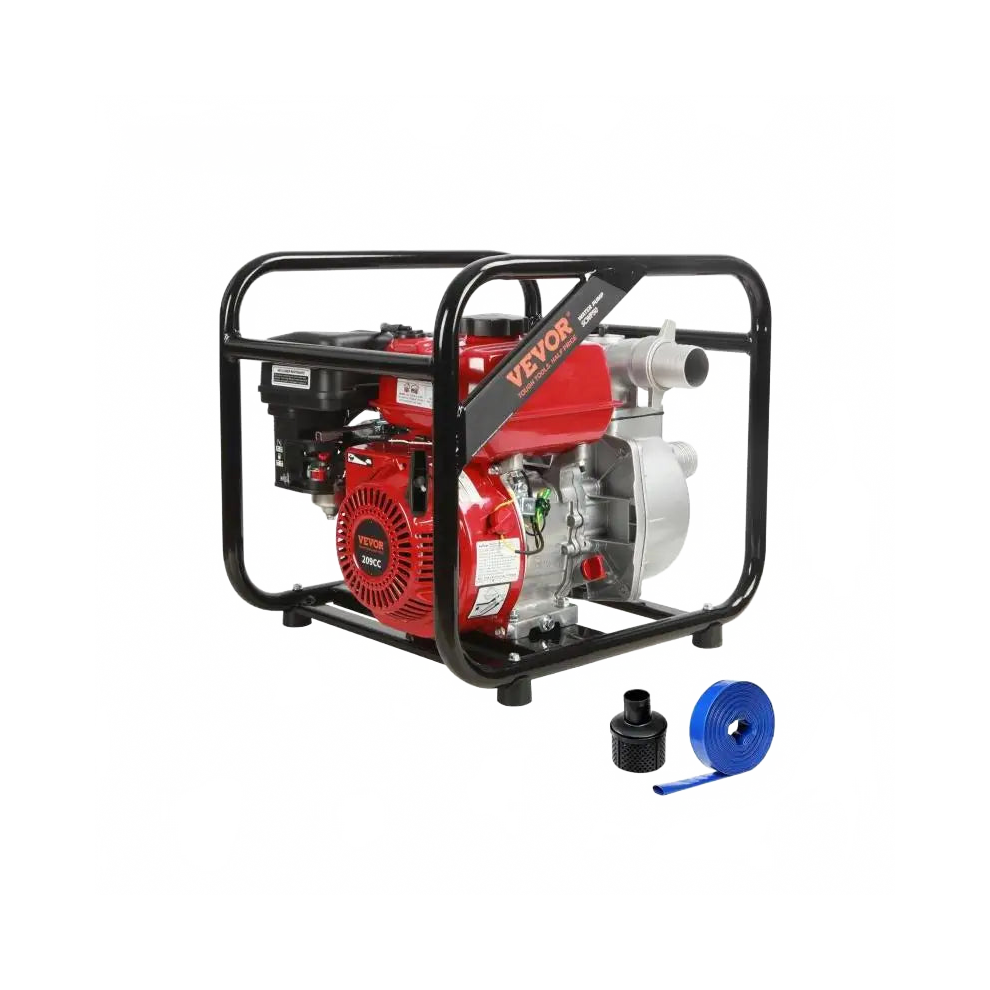 7Hp Gasoline Engine Water Pump - 142-265 Gpm, 22Ft Suction, 4-Stroke Gas-Powered Trash & Water Transfer Pump For Irrigation & Pool 711181603040