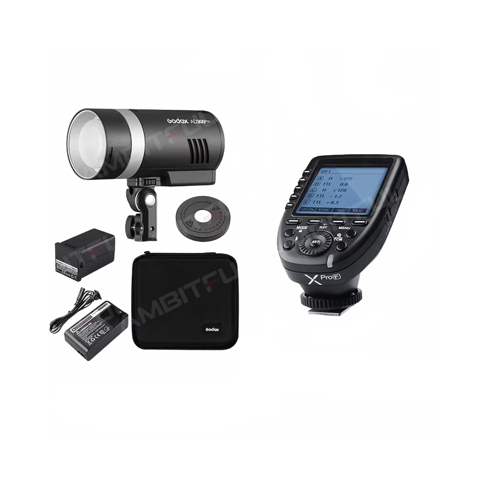Godox Ad300pro Outdoor Flash - 300Ws Ttl 2.4G Hss With Battery For Canon, Nikon, Sony, Fuji Light 705353425110