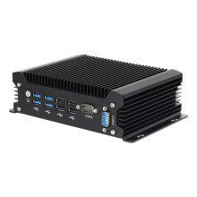 12th Gen Fanless Mini PC - Intel Core i5-1235U ITX Industrial Rugged Computer with RS232, HDMI/VGA or Dual HDMI, Win10 Pro/Linux Compatible