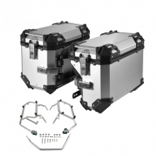 BMW F750GS/F850GS 37L Motorcycle Rear Luggage Trunk - Waterproof Top Case with Key Lock for Helmet & Tools