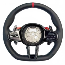 Custom Carbon Fiber Steering Wheel for BMW G20 G22 G23 G26 G29 F40 F44 G80 G82 G87 i3 i4 M2 M3 2025 M4