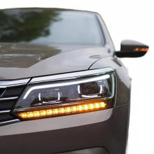 VW Passat B8 2016-2019 LED Headlight Assembly - US Version Upgrade with High Match Projector Lens