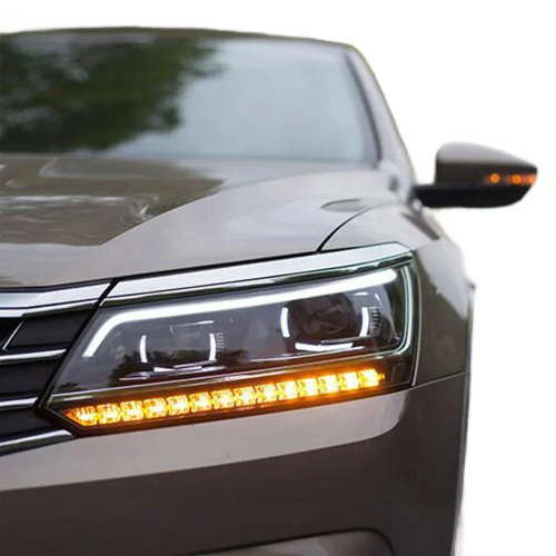 VW Passat B8 2016-2019 LED Headlight Assembly - US Version Upgrade with High Match Projector Lens