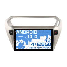 Citroen 301 C Elysee 2014-2017 GPS Navigation Android Multimedia PX6 HD Touchscreen Video Player with CarPlay Auto Stereo