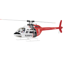 Fly Wing Bell 206 V3 RC Helicopter RTF PNP - 6CH Brushless Motor, GPS Aircraft, 450 Size with H1 M10 GPS Module - 1:16 Scale