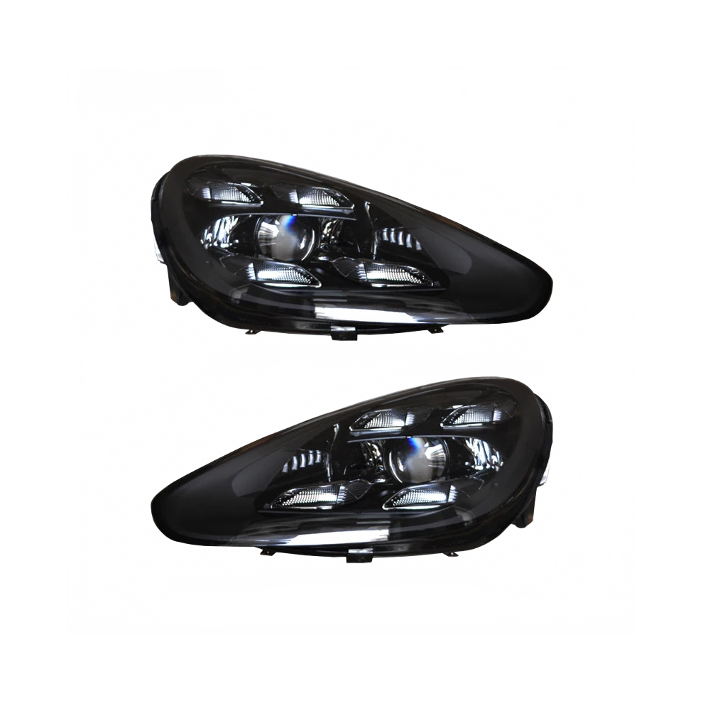 Porsche Cayenne 958 2015-2017 Led Headlights Upgrade - 2021 Pdsl Style Car Accessories 744759513472