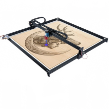 High-Power 80W Laser Engraver & Cutter - 100x100cm Large Area, 10W Optical Power, Air Assist, for Wood, Metal, and Acrylic