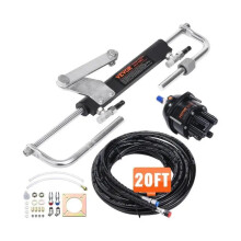 Premium Hydraulic Outboard Steering Kit for 90HP Single Engine Boats
