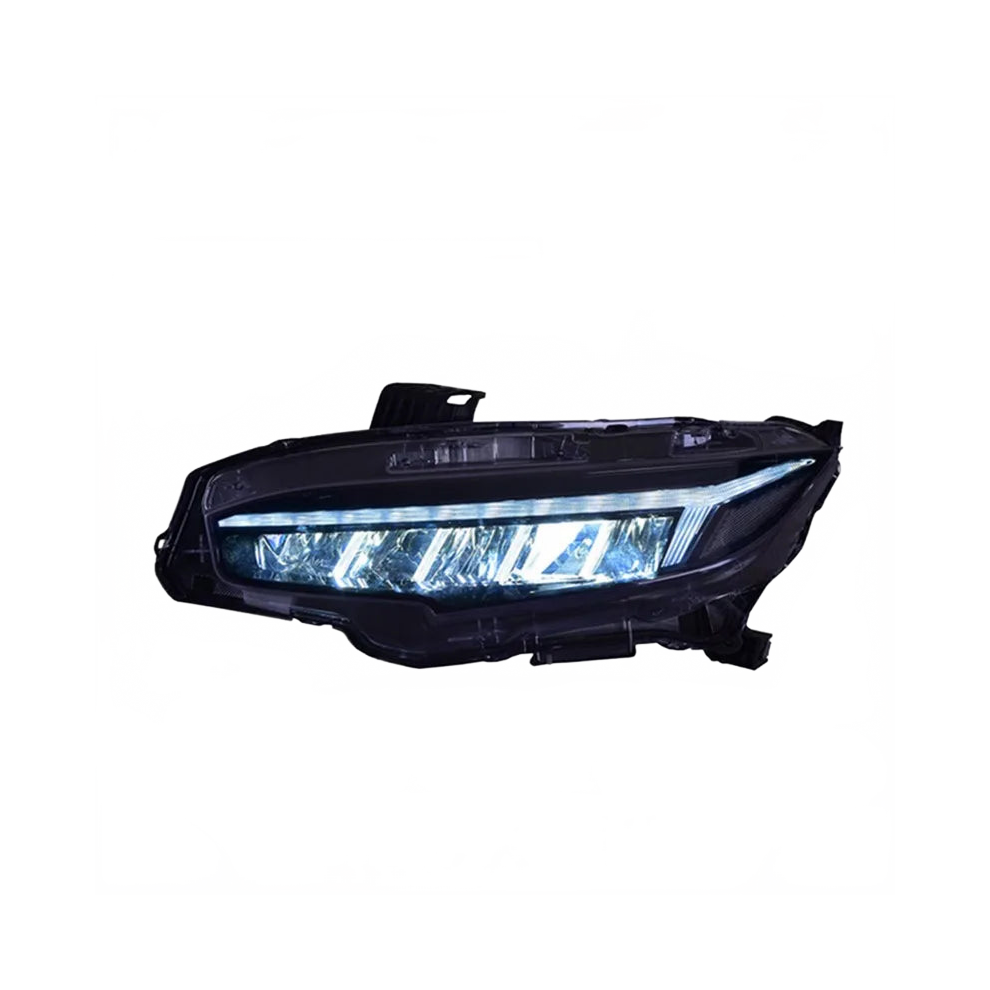 Honda Civic 11Th Gen Headlights: 2016-2021 Civic X Drl, Turn Signal, Low/High Beam Projector Lens 313101864861