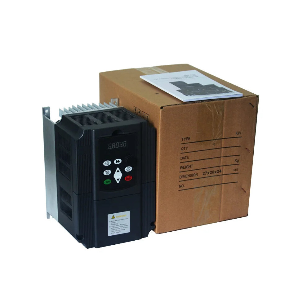 7.5Kw Vfd Variable Frequency Inverter - 220V To 380V, 3-Phase Output Control 313027299242