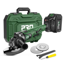 Prostormer 21V Brushless Cordless Angle Grinder, 125mm Cutting Machine with Li-Ion Battery Power Tool