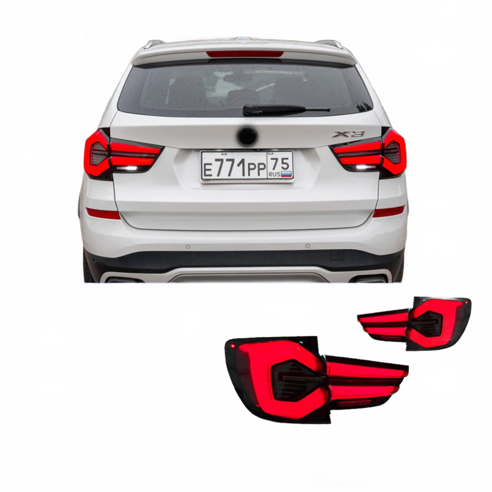Bmw X3 F25 Led Tail Lights (2010-2017) - Dynamic Turn Signal & Drl Rear Lamp Auto Accessories 7445045792702