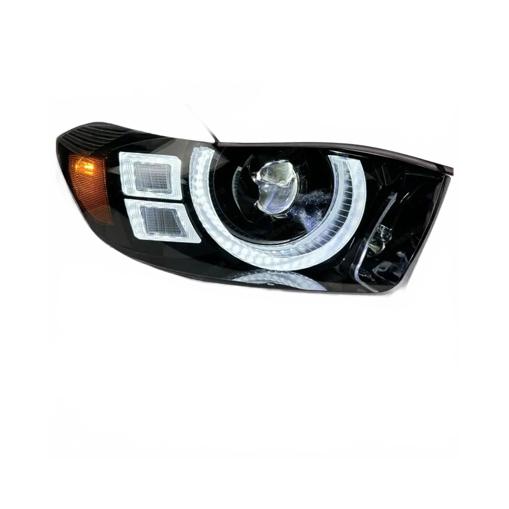 Toyota Highlander Led Headlamp 2007-2011 With Drl, Turn Signal, High Beam, Angel Eye Projector Lens 313108383358