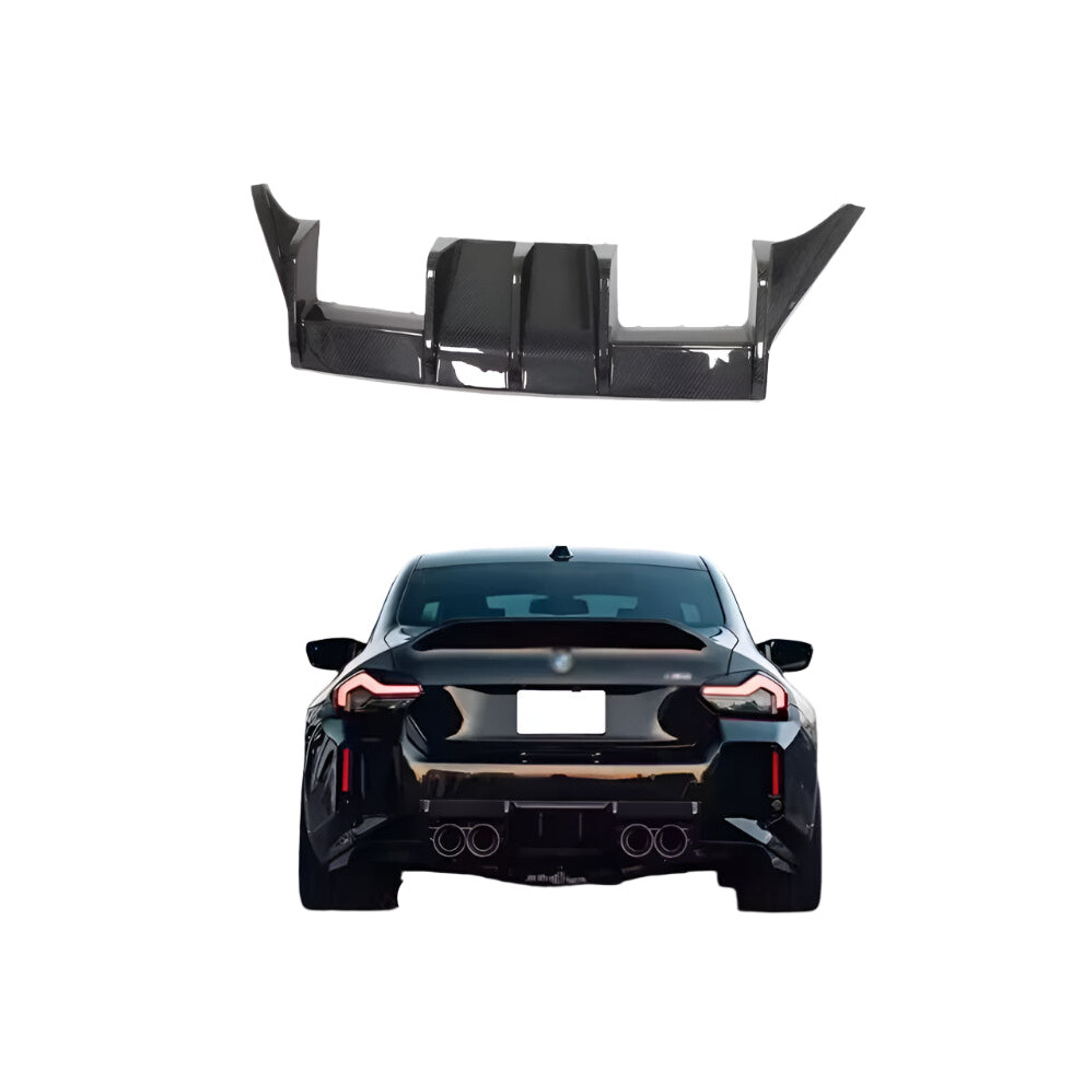 Premium Dry Carbon Fiber Rear Bumper Lip For Bmw M2 G87 (2023-2024) - Mp Style Bodykit Diffuser 313113610685