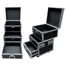 Versatile ATA Utility Roadie Case with Wheels - Multi-Purpose Sliding Drawer for Universal Tour & Flight Use