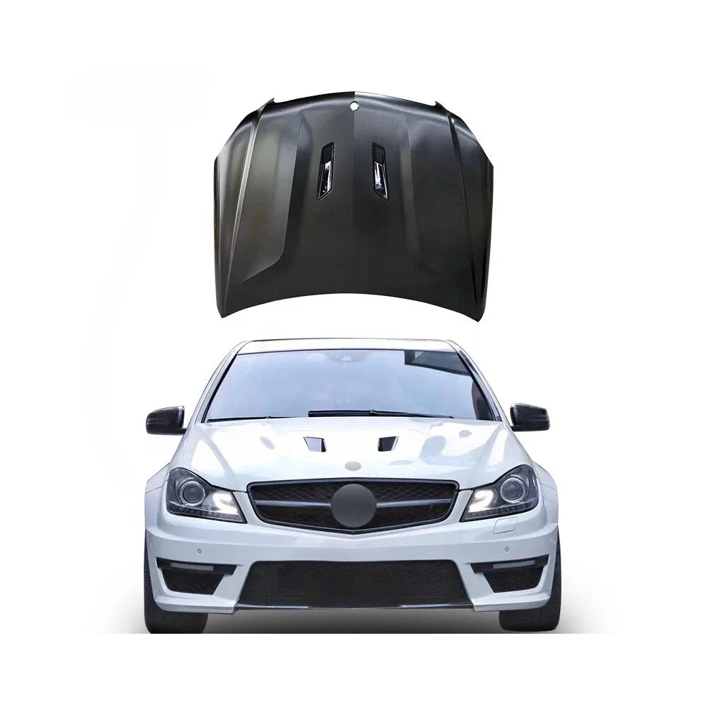Aluminum Engine Hood Bonnet For Mercedes-Benz C-Class W204 Facelift 507 & C63 Amg Models (2008-2011) - Custom Fit 313042178195