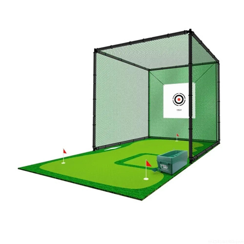 PGM 3x3x3 Meter Large Golf Practice Net Cage - Premium Golf Training Equipment