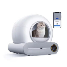 Tonepie 65L Smart Self-Cleaning Cat Litter Box with Ionic Deodorizer & App Control