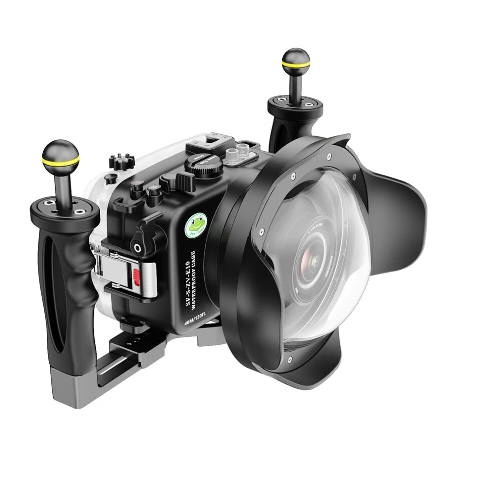 Seafrogs 40M Waterproof Diving Camera Housing With Dome Port For Sony Zv-E10 705353473364