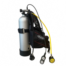 5-Piece Scuba Diving Set: BCD Buoyancy Jacket & 11L Aluminum High-Pressure Tank