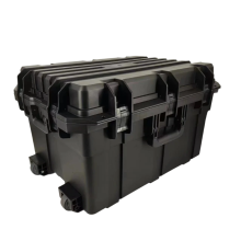 IP67 Waterproof Hard Plastic Tool Case with Tie Rods & Wheels - High Quality Equipment Safety Protection (DPC132)