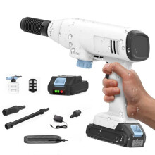 Cordless High-Pressure Portable Car Washer: Battery-Powered Wireless Cleaning Machine