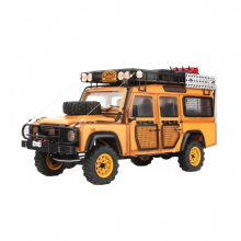 Premium 1:10 schaal RC Offroad Crawler - D1RC D110 Defender Camel Trophy Edition met metalen chassis met 2 versnellingen voor volwassen hobbyisten