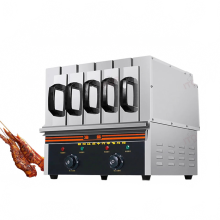 Rookloze elektrische BBQ-grill en spiesmachine - Perfect voor lamskebabs, capaciteit voor 3-7 groepen