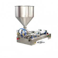 Dual Nozzle Pneumatic Piston Filling Machine for Honey, Gel, Cream, and Paste