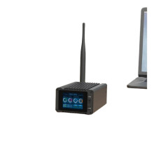 Dual Deck NAS Host with 2-Inch SPI LCD Display for Raspberry Pi CM4 - US Plug (CM4 Module Not Included)