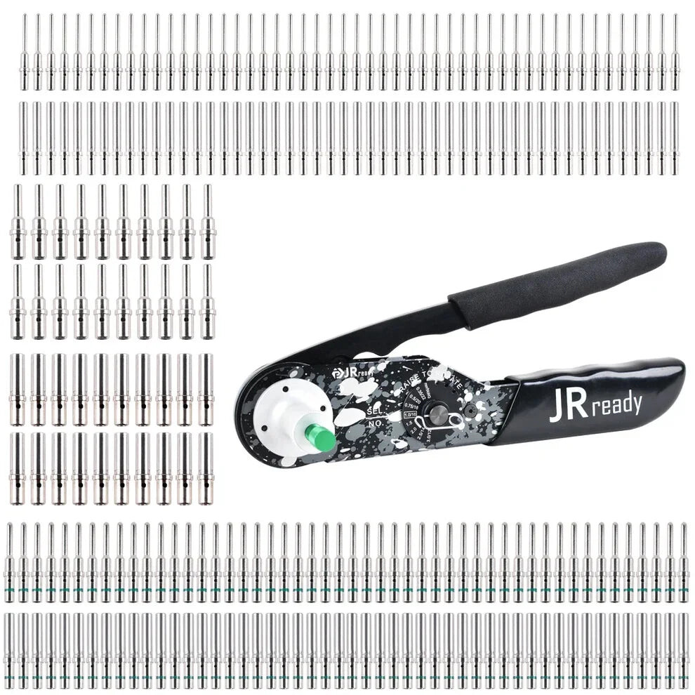 Precision Dt2 Crimper & Contact Kit: 12-22 Awg Capacity, 240 Solid Contacts For Dt/Dtm/Dtp Connectors 313030825865
