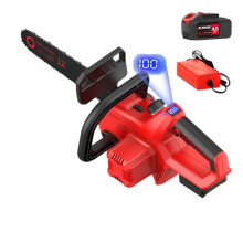 Nawin 12-Inch Brushless Cordless Electric Chainsaw with Lithium Battery - Industrial Handheld Logging Tool for Outdoor Use