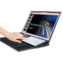 14-Inch Dual Screen Touch Laptop - 10th Gen Intel i7, Up to 32GB RAM, 2TB SSD, 6-Core Gaming Notebook