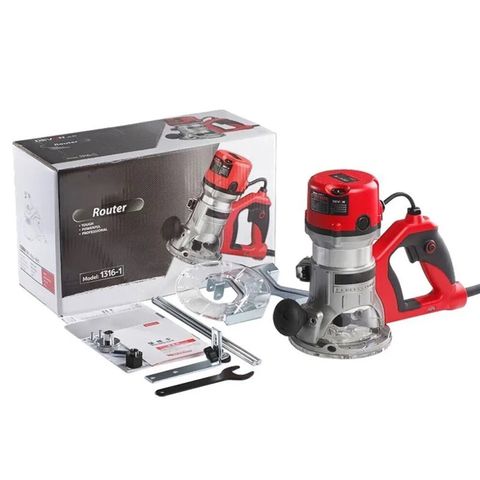 1300W Adjustable Speed Bakelite Milling & Engraving Machine - Woodworking Slotting Power Tool 1316 705353696534