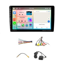 9-Inch Universal 2-Din Car Multimedia Player with Android 13, GPS, WiFi, Bluetooth, FM, and CarPlay - 4G/64G