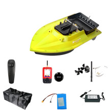 S80 Intelligent Remote Control Bait Boat with 500m Range, 40-Point Positioning, Brushless Motor & 2kg High-Speed Netting for Carp Fishing