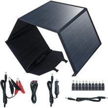 1000W Portable Solar Panel Charger - Foldable 12V Outdoor Power Supply for Home & Camping