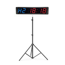 Ultimate Large Size Gym Sports Timer - 4 & 6 Digit Interval Clock for Competitive Training & Events