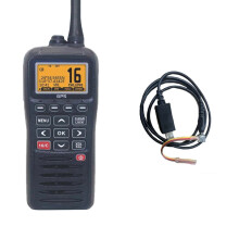 RS 38M VHF Marine Radio - IP67 Waterproof, Built-In GPS, Floating Walkie Talkie, 5W Tri-Watch with DSC & MOB