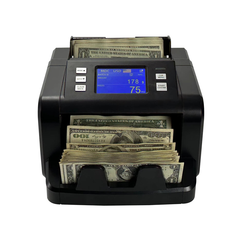 Multi-Currency Bill Counter With Counterfeit Detection - P80 Cis Mix Denomination Cash Counting Machine 711181799712