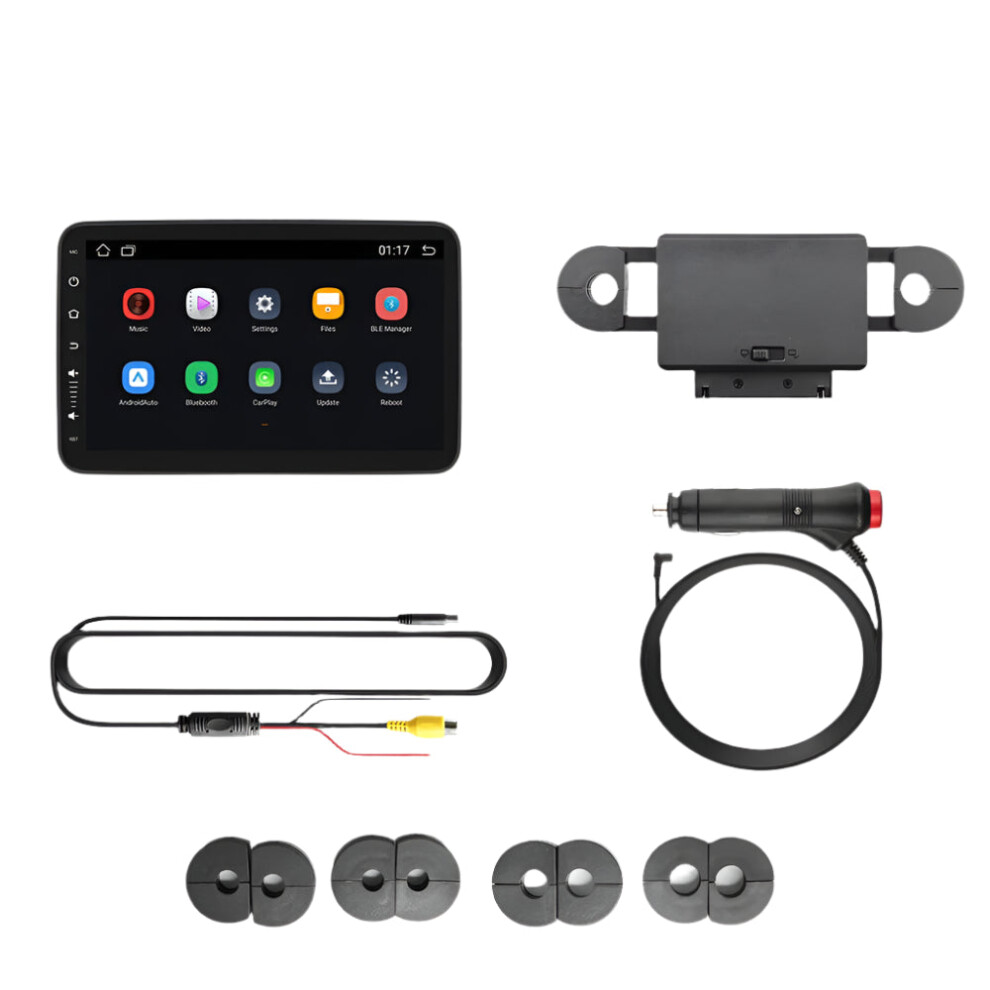 Jiuyin 10.1'' Ips Touchscreen Car Headrest Monitor With Android Os, Carplay, Youtube & Music Streaming 313110046043