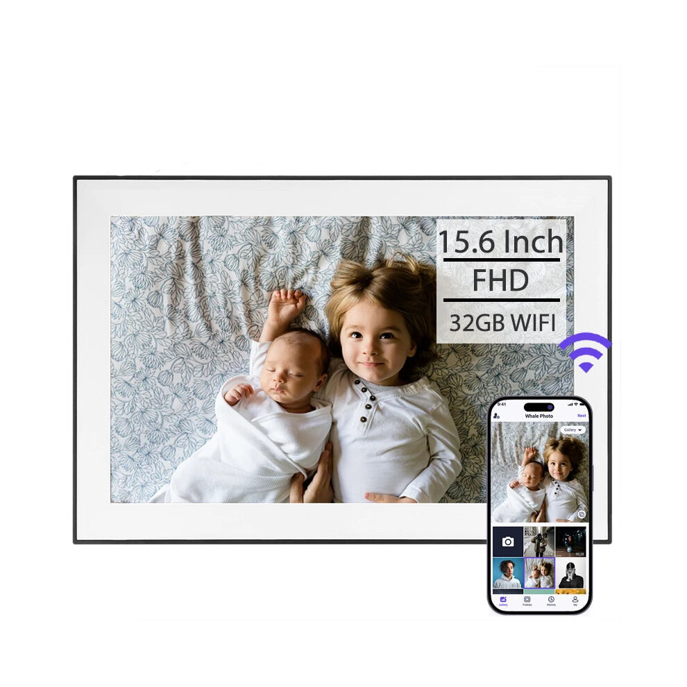 Smart Wifi 15.6'' Digital Photo Frame With 32Gb Storage, 1920X1080 Ips Fhd Touch Screen & Auto-Rotate 313050939900