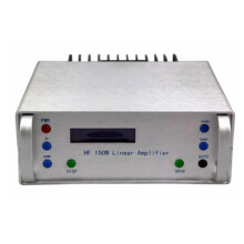 RS 928 150W HF Power Amplifier 0.5-30MHz Half Duplex for FM/AM/SSB/CW/FT8 SDR IC705 Transceivers with Frequency Band Switch & Gain Control