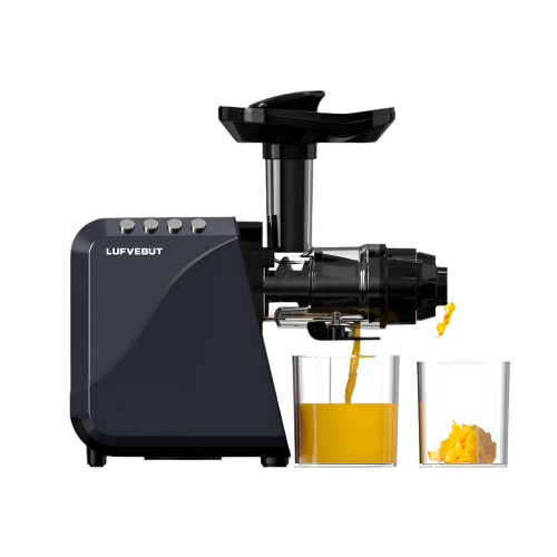 Efficient 200W Slow Masticating Juicer for Easy Vegetable & Fruit Extraction - Quick Clean Electric Juice Squeezer
