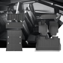 Tesla Cybertruck 2024 All-Weather TPE Floor Mats & Cargo Liners - Waterproof Front, Rear, and Trunk Protection