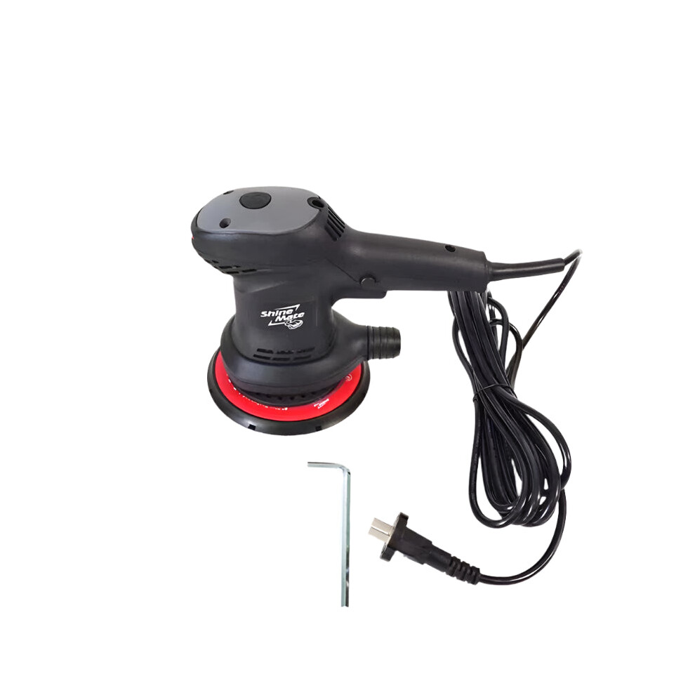 400W 6-Inch Electric Sander With 5Mm Eccentric Orbit - I For Car Paint, Furniture Polishing, And 150Mm Round Sandpaper Tasks 705353375644