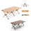 Compact Folding Wood Camping Table with Storage Bag - Multi-Functional Outdoor Picnic & Beach Table 1