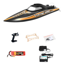 High-Speed 43-Inch Remote Control Brushless Speed Boat with Alloy Parts - 80km/h Racing Boat for Adults